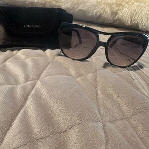 Tom Ford Black and Gray Sunglasses